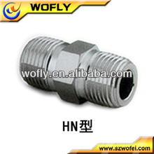 Stainless Steel Union Double Male Hex Nipple.